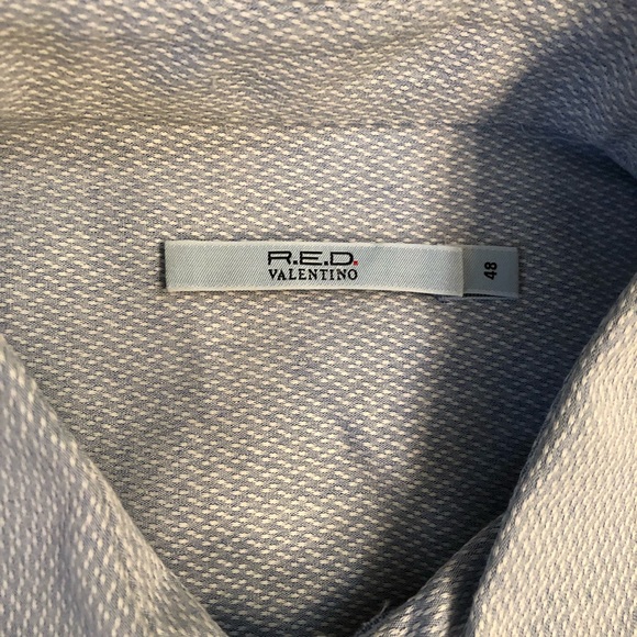 Valentino Red Men’s button down shirt, euro 48 - Picture 3 of 6